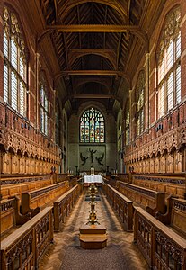 Chapel of Selwyn College looking east, by Diliff
