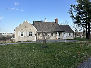The church's parish office and preschool