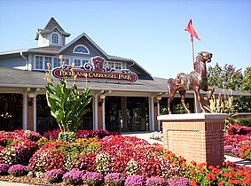 Richland Carrousel Park in Mansfield, Ohio is the first hand-carved indoor wooden carousel to be built and operated in the United States since the early 1930s.