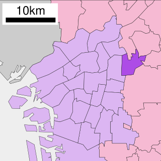 鶴見区 (大阪市)位置図