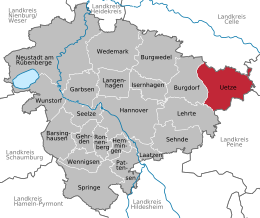 Uetze – Mappa