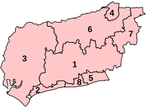 Parliamentary constituencies in West Sussex