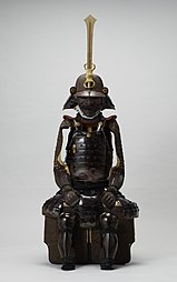 Sakakibara Yasumasa's Gusoku Style Armor With black lacing, Edo period, 17th century, Important Cultural Property, Tokyo National Museum