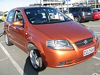 2006 Holden Barina, a rebadged Daewoo Kalos (New Zealand)