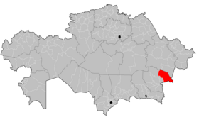 Localisation de District d'Alakol