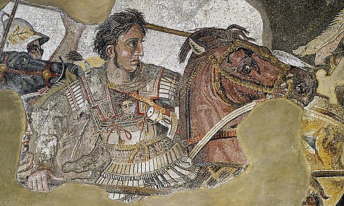Alexander Mosaic detail, unknown author