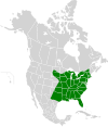 Aire de répartition de la Barbotte jaune