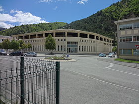 Le bâtiment des archives.