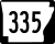 Highway 335 marker
