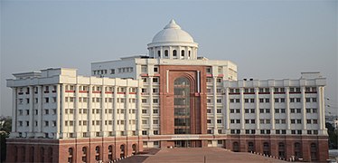 BBD University building in BBD Campus in Lucknow
