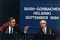 Image 111Bush and Gorbachev at the 1990 Helsinki summit. (from 1990s)