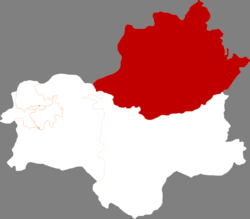 Location in Fushun City