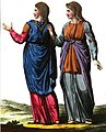 Image 30A 19th century depiction of Dacian women (from History of Romania)