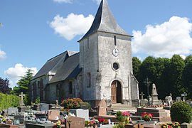 The church in Gonfreville-Caillot