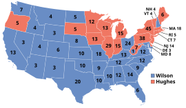 Elecciones presidenciales de Estados Unidos de 1916