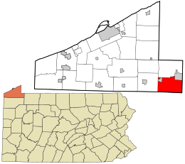 Location in Erie County and the U.S. state of Pennsylvania