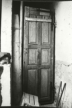 Tür der Synagoge in Essingen, Foto im Archiv des Leo Baeck Instituts in New York