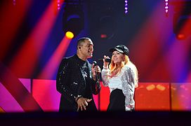 Valentina Monetta and Jimmie Wilson in Kyiv (2017)