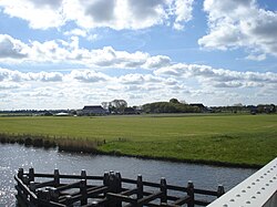 View of Kie from the Kiesterzijlsterbrug