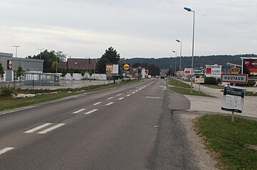 Entrée de la commune.