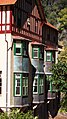 Copper bay windows are a main feature of the 1916 and 1926 extensions.