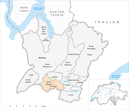 Novazzano – Mappa