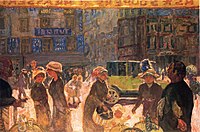 La place de Clichy, par Pierre Bonnard.