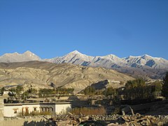 The settlement of Lo Manthang