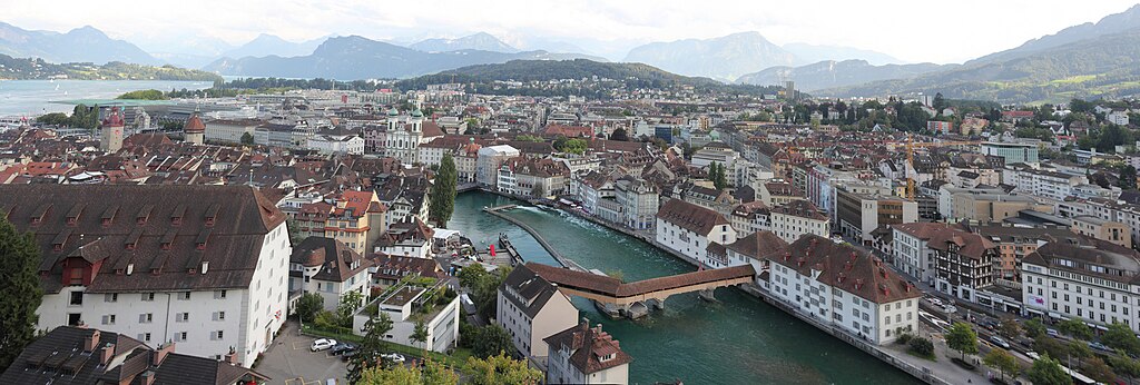 Vue panoramique de Lucerne