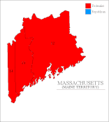 Maine District of Massachusetts's results by district