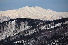 両白山地の主峰の白山