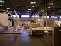 Preparations for an exhibition in Hall 3a