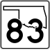 State Highway 83 marker