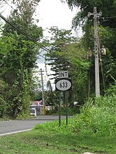 PR-155 north near PR-633 intersection in Barahona, Morovis