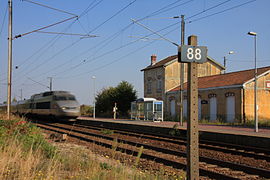 Halte, passage TGV sans arrêt.