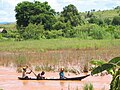 マダガスカル島のカヌー。旧フランス植民地ではカヌーはピローグと呼ばれることが多い。