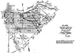 Map of the city, 1823