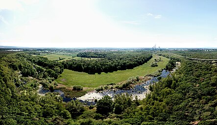 Luftaufnahme von der Schifflache