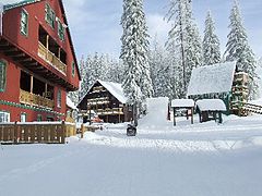 Main Lodge in mid-December