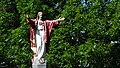 Une statue de Jésus de Nazareth à la Sainte-Anne-du-Bocage.