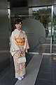 Image 82Woman in kimono at Fukuoka City Hall (from Culture of Japan)