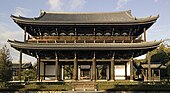 Tōfuku-ji's sanmon is a nijūmon