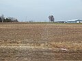 A harvested corn field in the Town of Wilson