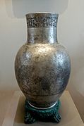 Vaso de plata y bronce procedente de la región de Lagash III milenio a. C..