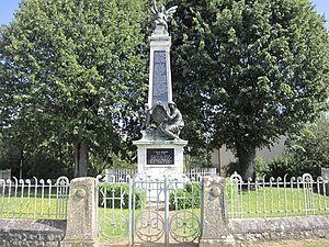 Léon-Auguste Perrey, Monument à Marguerite Boucicaut (1889), Verjux, vue d'ensemble.