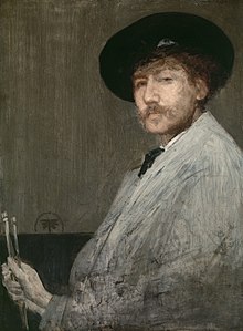 Arrangement in Gray: Portrait of the Painter, by James Abbott McNeill Whistler