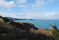 Zarautz vu depuis le camping.