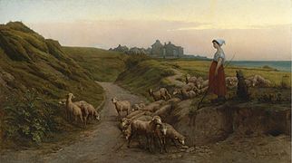 Low Road on the Coast of Normandy (1864)