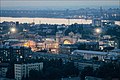 Dnipro railway station and surrounding buildings