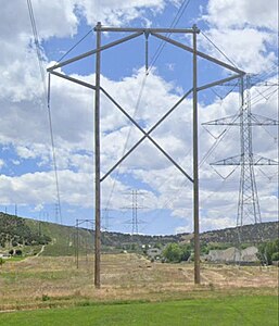A 345 kV K-frame structure